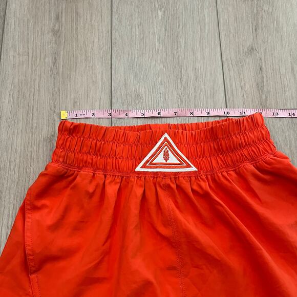 Free People Women’s Orange high Waist Short Sz XS - Picture 8 of 11